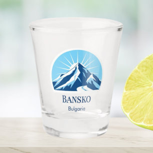 Bansko Bulgaria ski resort souvenir Shot Glass