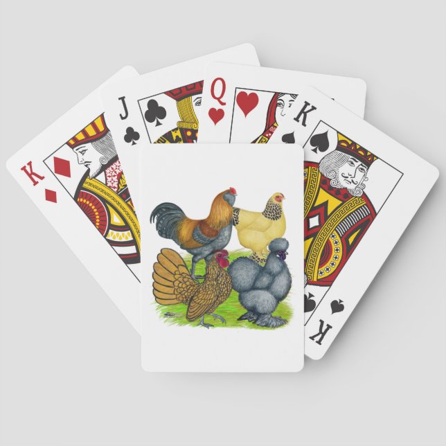 Bantam Quartet Poker Cards (Back)