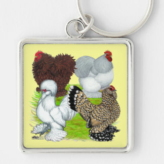 Bantams Feather Legged Keychain