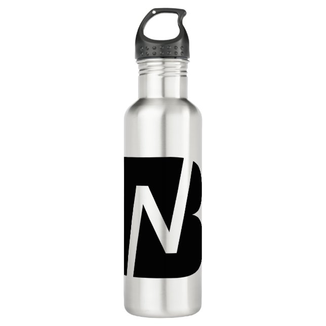 Banter News Logo Stainless Steel Water Bottle (Front)