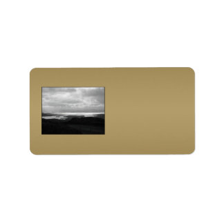 Bantry Bay from Tunnel Road Ireland. Label