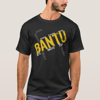 bantu-Black Regular T-Shirt