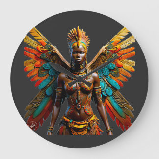 Bantu Marafiki fantasy African Fairy Large Clock