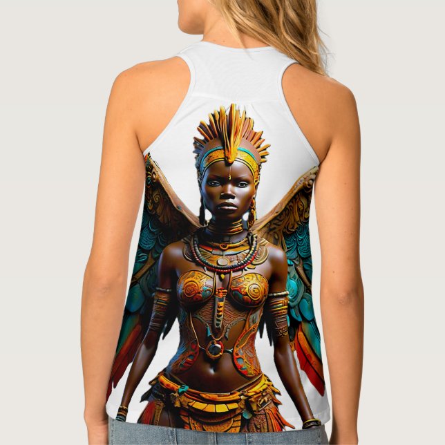 Bantu Marafiki fantasy African Fairy Tank Top (Back)