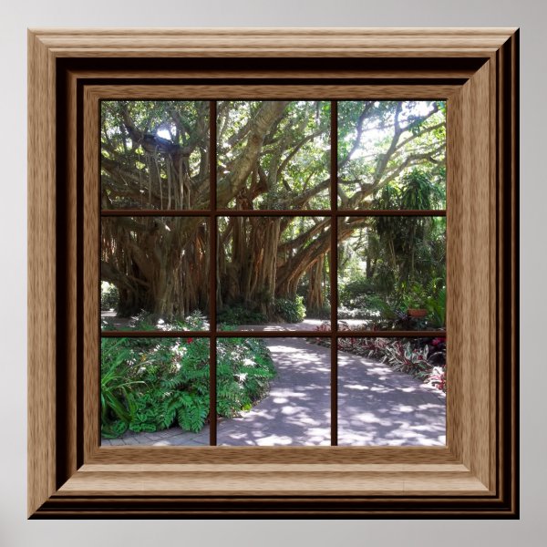 Fake Window Scenes Art & Wall Décor | Zazzle