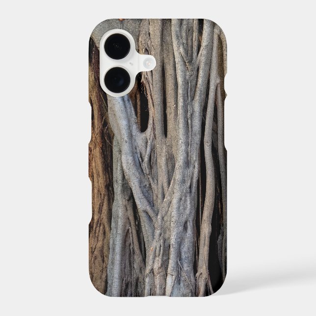 Banyan tree pattern iphone case (Back)