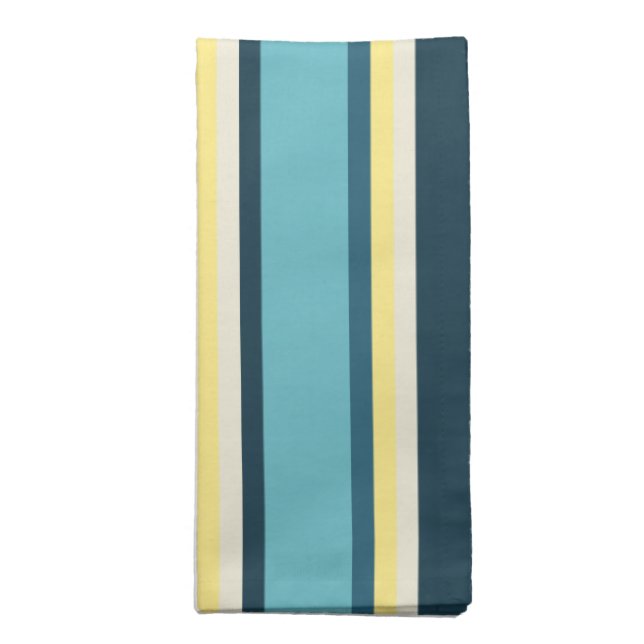 Banzai Beach Hawaiian Striped Dinner Napkins (Folded)