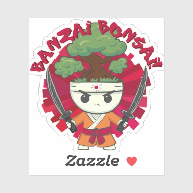 Banzai Bonsai! Sticker (Sheet)