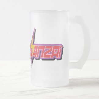 Banzai Logo Glass Mug