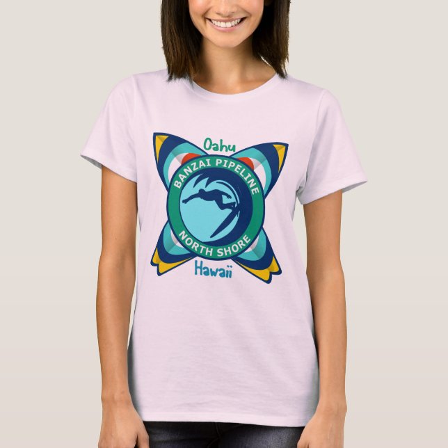 Banzai Pipeline North Shore T-Shirt (Front)