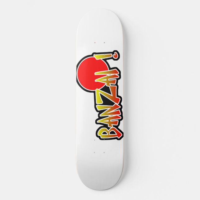 Banzai Skateboard Deck (Front)