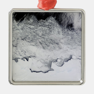 Banzare, Sabrina, and Budd Coasts, Antarctica Metal Ornament