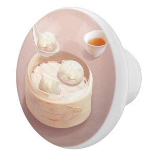 Bao Baby – Tea Time Bao Buddies Ceramic Knob
