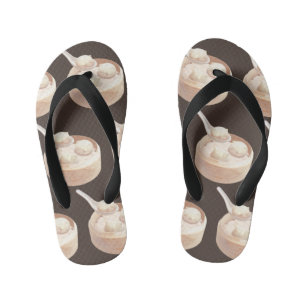 Bao Baby – Tea Time Bao Buddies Kid's Flip Flops