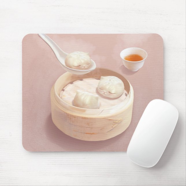 Bao Baby – Tea Time Bao Buddies Mouse Pad (With Mouse)