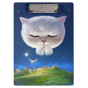 Bao Bao: Floating Among Stars Night Sky Dream Clipboard