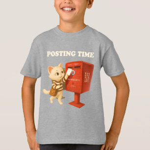 Bao Bao: Posting Time with Retro Taiwan Mailbox T-Shirt