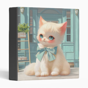 Bao Bao: The Vintage Pastry & Sweet Shop Art 3 Ring Binder