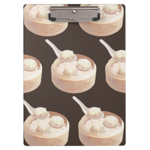 Bao Buddies: Cute Cat Dumplings in Steamer Clipboard
