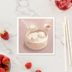 Bao Buddies: Cute Cat Dumplings in Steamer Napkins