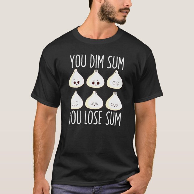 Bao Bun  Dim Sum Dumpling Potsticker Asian Food T-Shirt (Front)