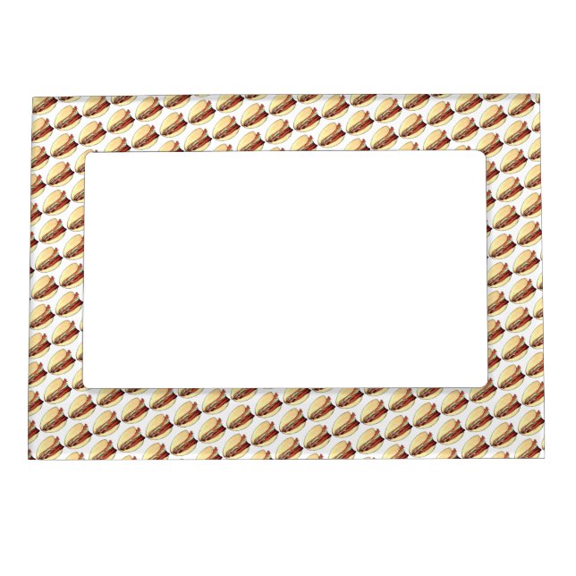 Bao Buns Porkbelly Lotus Bun Chinese Food Print Magnetic Frame (Front)