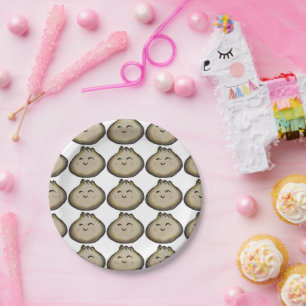 Bao Dumpling Paper Plate