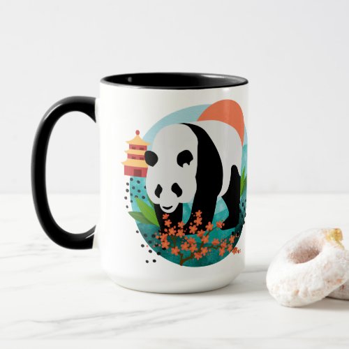 BAO SHI _ Panda _ 15 oz mug