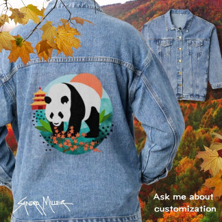 BAO SHI - Panda denim jacket