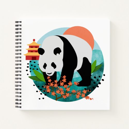BAO SHI _ Panda _ notebook hard or soft cover 