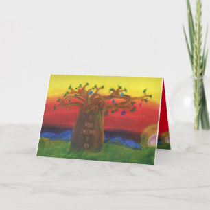 Baobab Christmas Tree Holiday Card