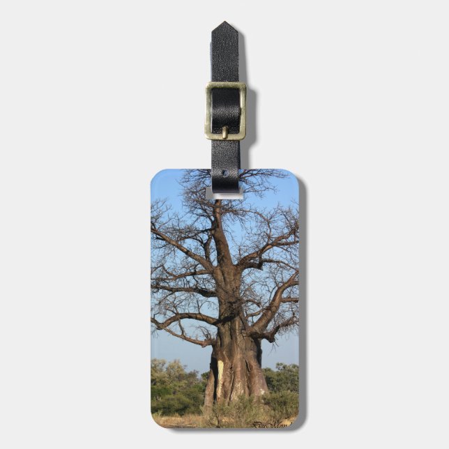 Baobab Tree Luggage Tag (Front Vertical)