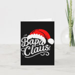 Bapa Claus Christmas Santa&#39;s Pajama Family Matchin Card
