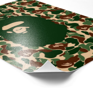 bape Camo monkey hypebeast Photo Print