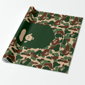 bape Camo monkey hypebeast Wrapping Paper