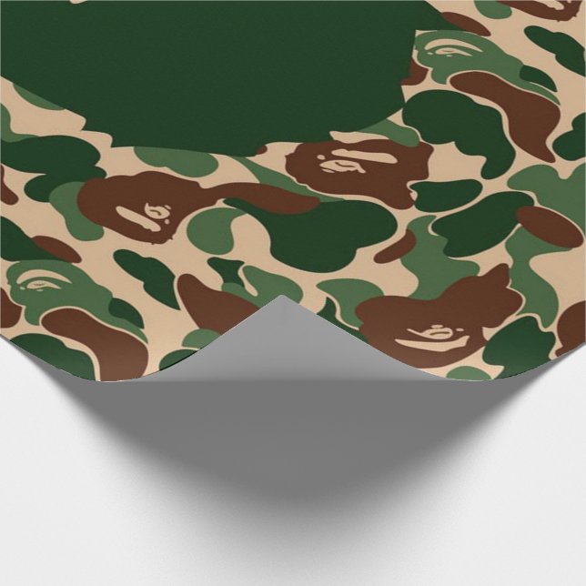 bape Camo monkey hypebeast Wrapping Paper | Zazzle
