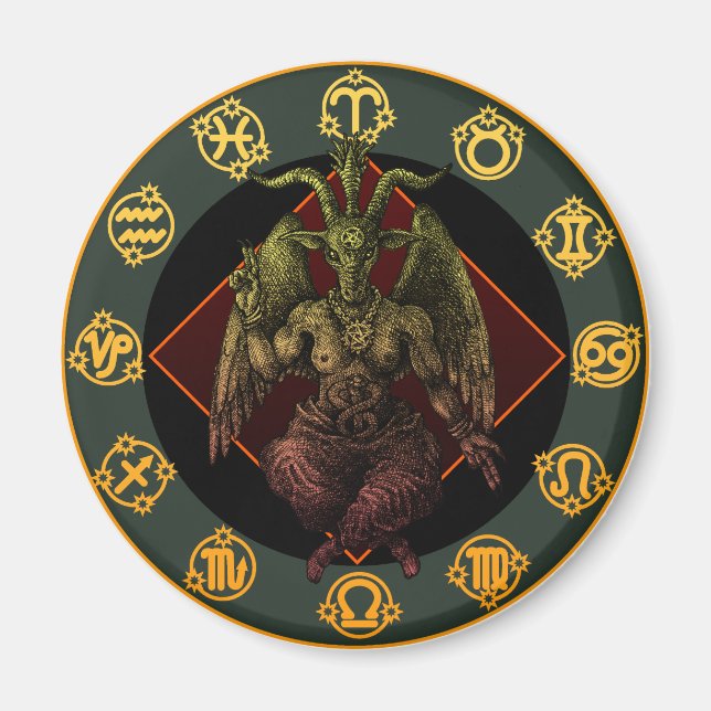 baphomet3 magnet (Front)