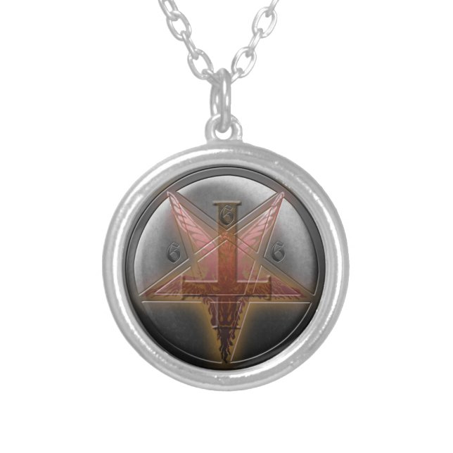 Baphomet 666 Necklace (Front)