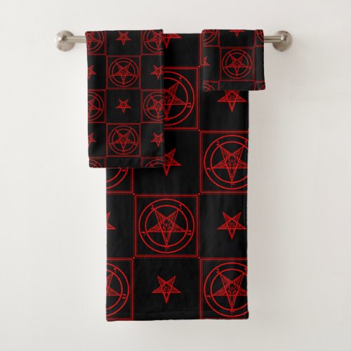 Baphomet Bath Towel Set