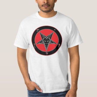 Baphomet (Black, Red, and Grey) T-Shirt