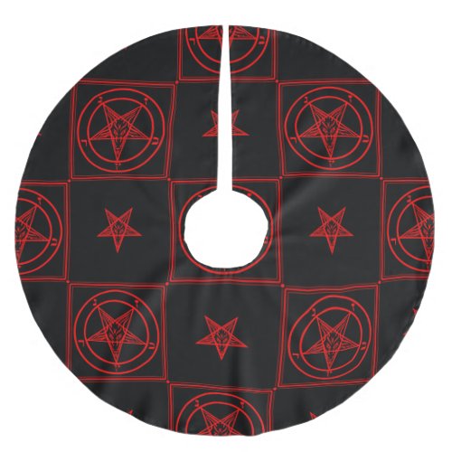 Baphomet Brushed Polyester Tree Skirt