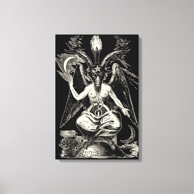 Baphomet Canvas Print (Front)