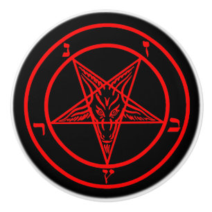 Baphomet Ceramic Knob