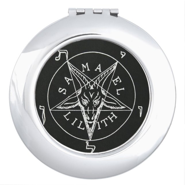 baphomet compact mirror (Front)