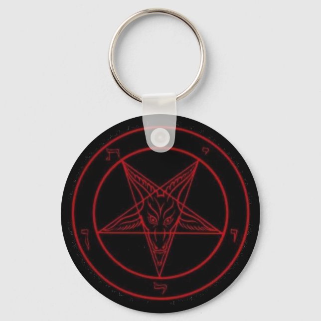 baphomet - Customized Keychain (Front)