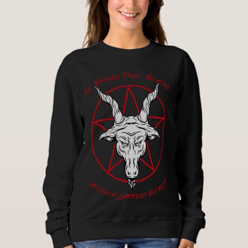 Baphomet Demon Satanic Lucifer Beelzebub Sweatshirt