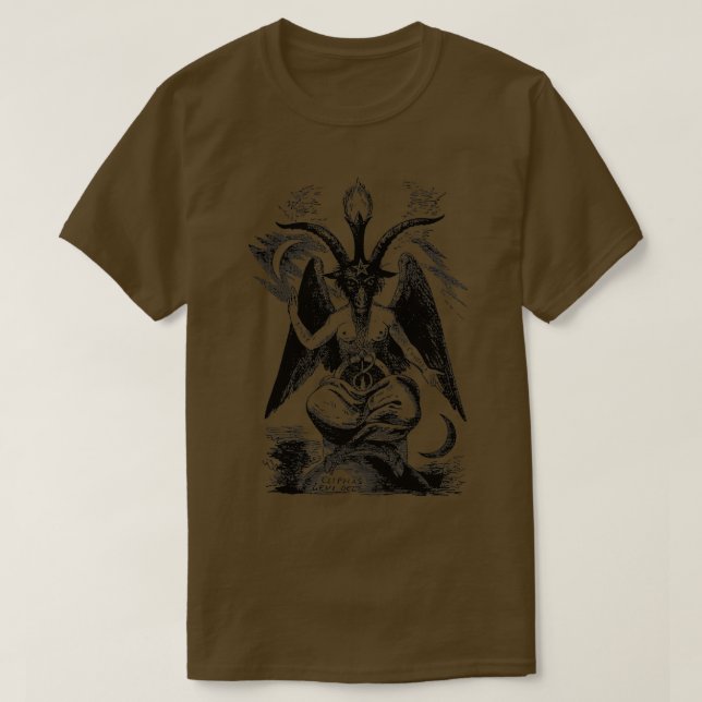 Baphomet  Devil  Sabbatic Goat  Satan 2  T-Shirt (Design Front)