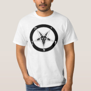 Baphomet Goat Head (Black) T-Shirt