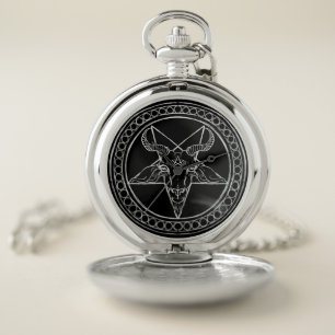 Baphomet Goat Pocket Watch