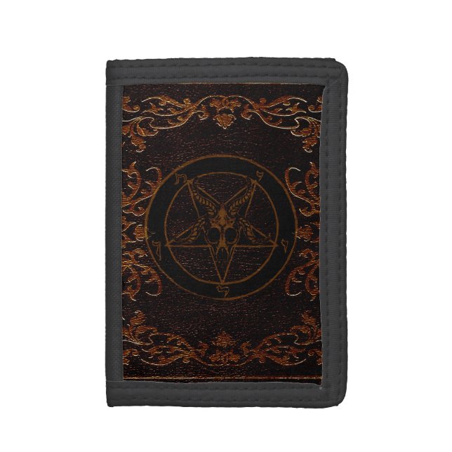 Baphomet Grimoire Wallet (Front Vertical)